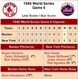 Game 6 box scores